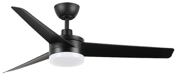 Lampadario Ventilatore da soffitto Black Curve 24W illuminazione Led regolabile con telecomando M LEDME