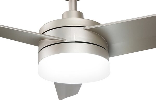Lampadario Ventilatore da soffitto Grey Curve 24W illuminazione Led regolabile con telecomando M LEDME