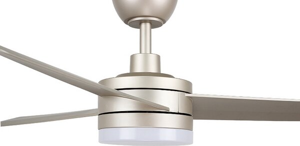 Lampadario Ventilatore da soffitto Grey Curve 24W illuminazione Led regolabile con telecomando M LEDME