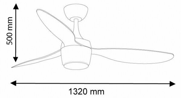 LJX Lampadario Con Ventilatore Da Soffitto 78cm | Silenzioso Con Luci LED Dimmerabili E Telecomando, Bianco