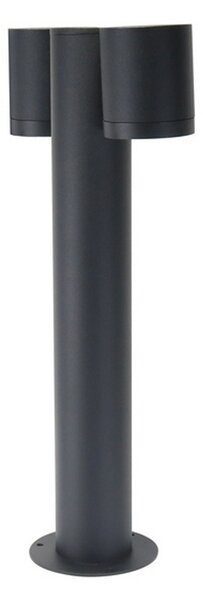Lampioncino Led Urbano Nero 44cm IP44 2 x GU10 M LEDME