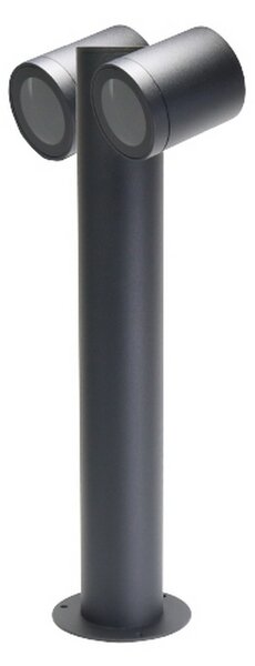 Lampioncino Led Urbano Nero 44cm IP44 2 x GU10 M LEDME