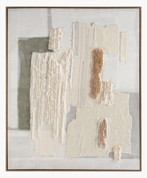 Quadro su tela fatto a mano con cornice in legno Tucman