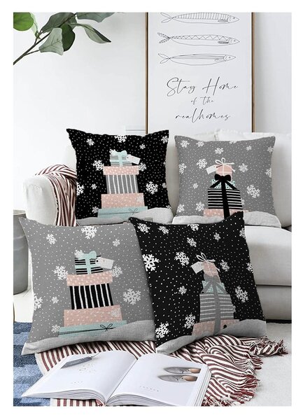 Federe natalizie in set da 4 55x55 cm Merry Christmas - Mila Home