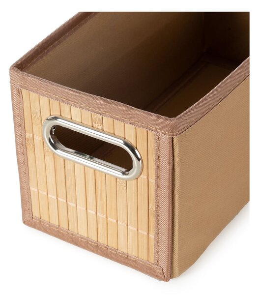 Scatola in bambù di colore naturale 15x31x15 cm - Compactor
