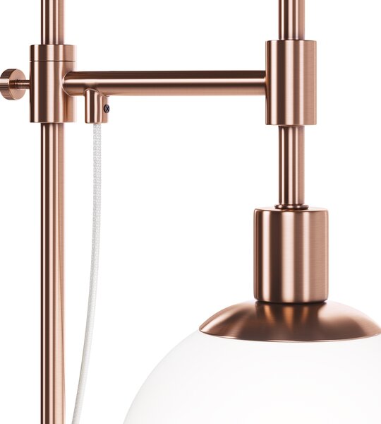 Lampada Da Scrivania Contemporanea Erich Struttura In Metallo Oro Rosa 1 Luce