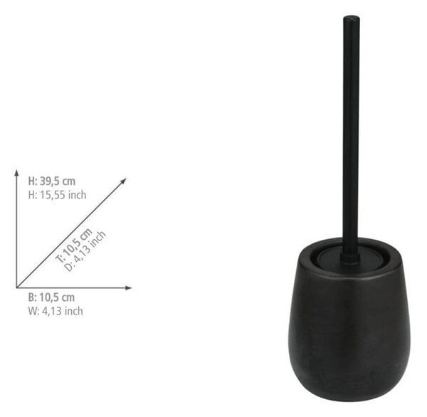 Scopino in ceramica nera Nerno - Wenko