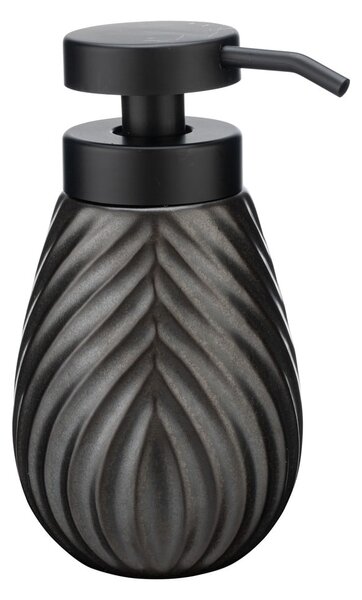 Dispenser di sapone in ceramica antracite 330 ml Idro - Wenko