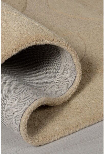 Tappeto rotondo in lana beige ø 160 cm Gigi - Flair Rugs
