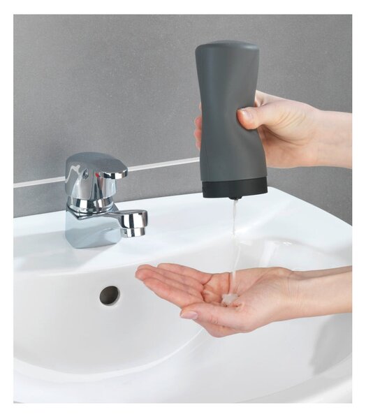 Distributore di detersivo grigio Squeeze, 250 ml Easy Squeez-e - Wenko