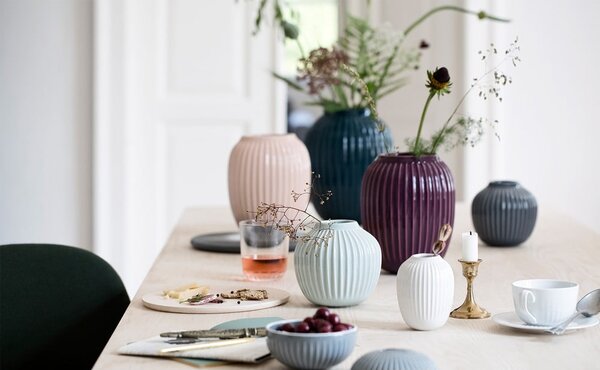 Vaso in ceramica grigia Hammershøi - Kähler Design