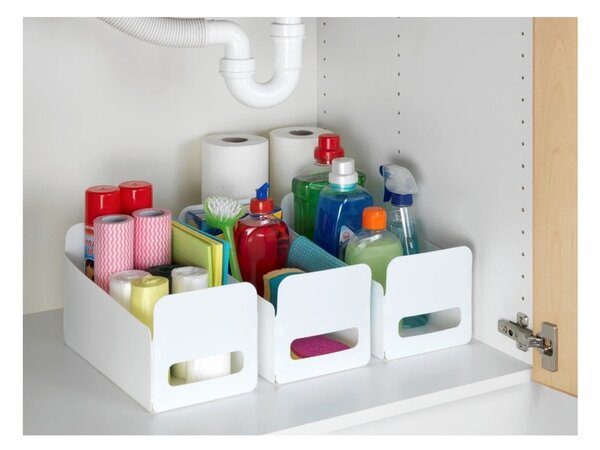 Set di 3 organizzatori bianchi Fiona - Wenko