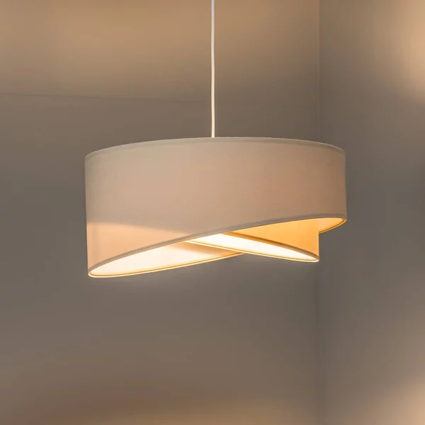 Lampada a sospensione Vivien Maco Design, dimmerabile, Crema / Ambra, Soggiorno / Sala da pranzo, Tessuto / Stoffa / Seta, Moderno, Lampada a sospensione