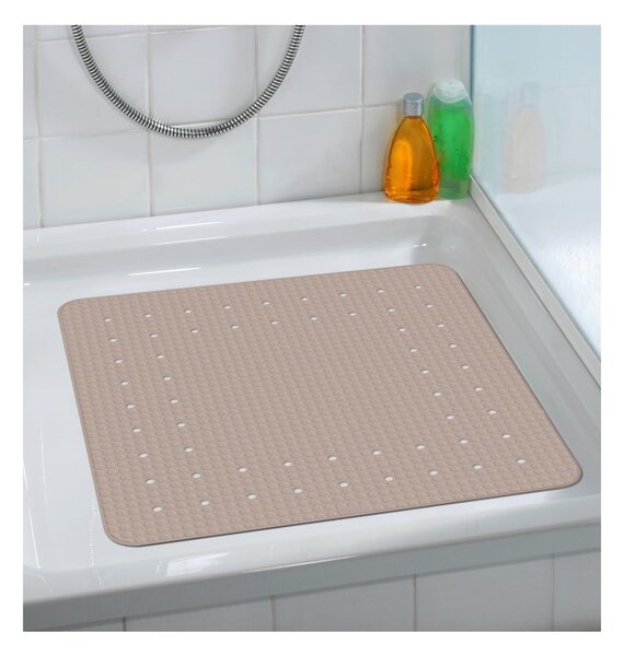 Tappeto da bagno antiscivolo grigio e beige , 54 x 54 cm Mirasol - Wenko