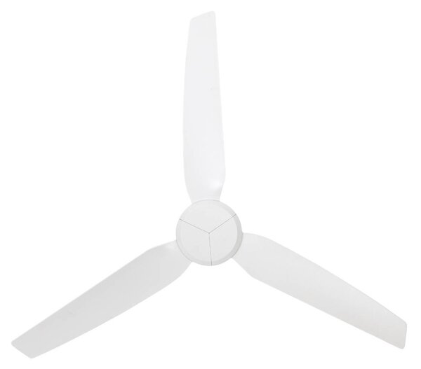 Beacon Lighting Ventilatore da soffitto Polis bianco DC silenzioso Ø 137 cm IP55, Bianco / Opale, Soggiorno / Sala da pranzo, Plastica, Moderno