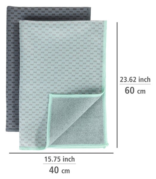 Set di 2 panni in microfibra 40x60 cm Miko - Wenko