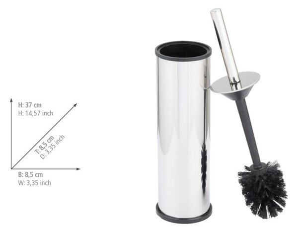 Scopino in acciaio inox in argento lucido Olmedo - Wenko