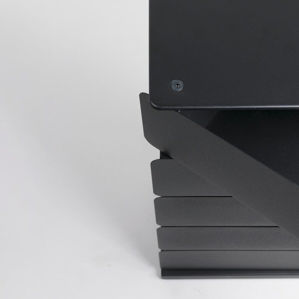 Cassettiera nera in metallo 37x72x26 cm Joey – Spinder Design