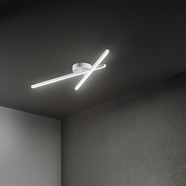 Applique Moderna Syncro Bianco Led