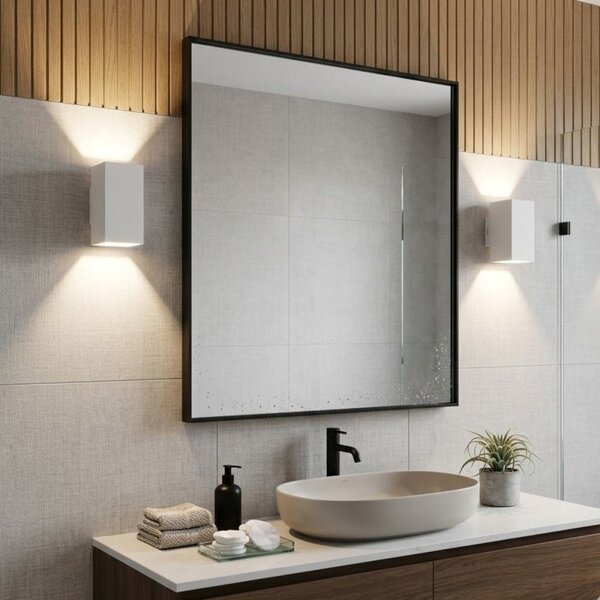 Applique moderno lampadari bartalini idor q2 led cct ip65 termoplastico biemissione - Lampadari Bartalini Gesso