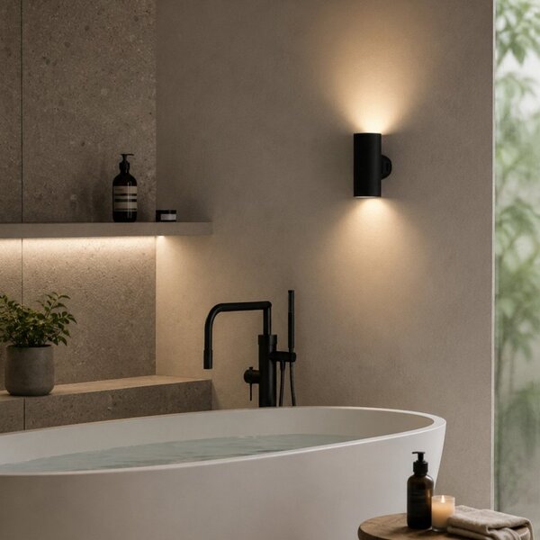 Applique moderno lampadari bartalini idor r2 led cct ip65 termoplastico biemissione - Lampadari Bartalini Gesso