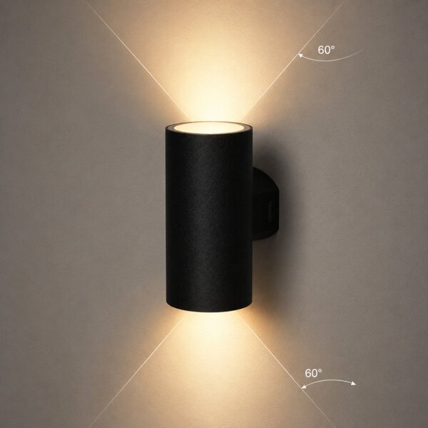 Applique moderno lampadari bartalini idor r2 led cct ip65 termoplastico biemissione - Lampadari Bartalini Gesso