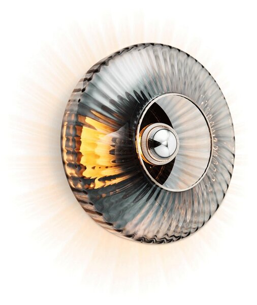 New Wave Optic Applique Da Parete Fumé - Design By Us DESIGN BY US