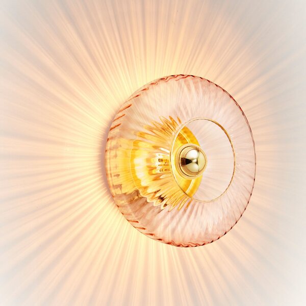 New Wave Optic Applique da Parete XL Rose/Gold - Design By Us DESIGN BY US