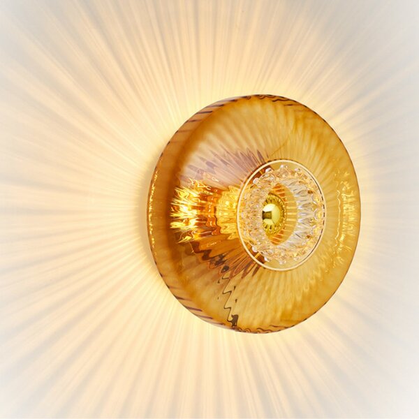 New Wave Optic Applique da Parete XL Amber - Design By Us DESIGN BY US