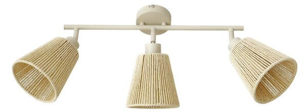 Plafoniera Lindby, Anuva, dimmerabile, Beige, Soggiorno, Carta / Cartone, Scandinavo