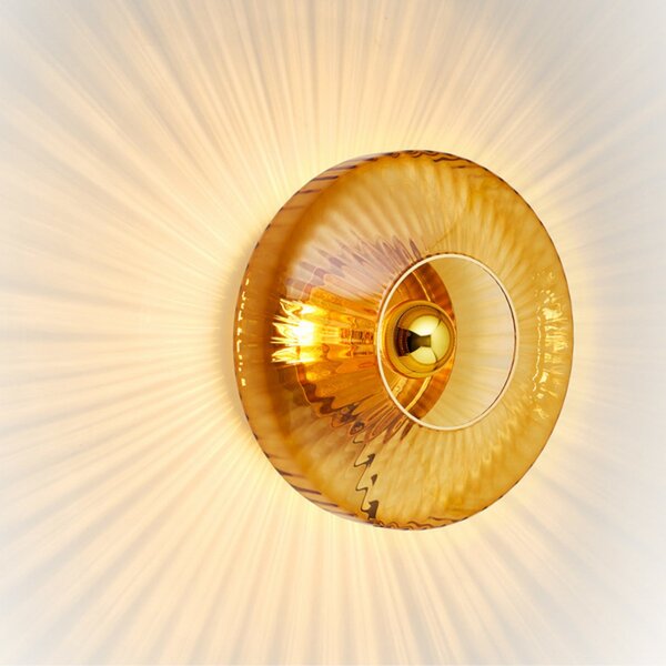 New Wave Optic Applique da Parete XL Amber - Design By Us DESIGN BY US