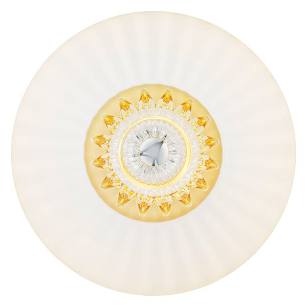 Applique da parete DESIGN BY US, New Wave Optic XL, Bianco, Soggiorno, Vetro, Design