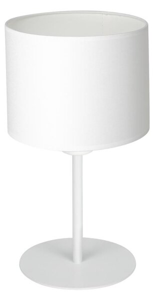 Lampada da tavolo ARDEN 1xE27/60W/230V diametro 18 cm bianco
