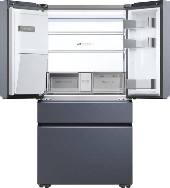 Haier Frigorifero Americano Side by Side Capacit 601 Litri Classe energetica E Raffreddamento No Frost Inox Scuro - HFW7918EIMB