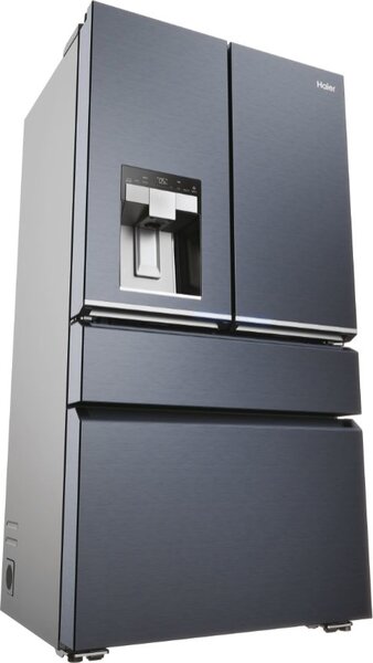 Haier Frigorifero Americano Side by Side Capacit 601 Litri Classe energetica E Raffreddamento No Frost Inox Scuro - HFW7918EIMB