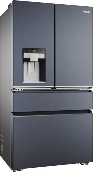 Haier Frigorifero Americano Side by Side Capacit 601 Litri Classe energetica E Raffreddamento No Frost Inox Scuro - HFW7918EIMB
