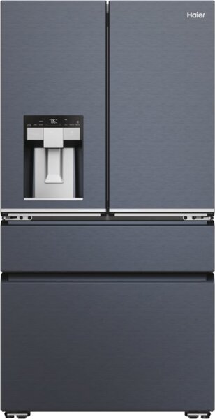 Haier Frigorifero Americano Side by Side Capacit 601 Litri Classe energetica E Raffreddamento No Frost Inox Scuro - HFW7918EIMB