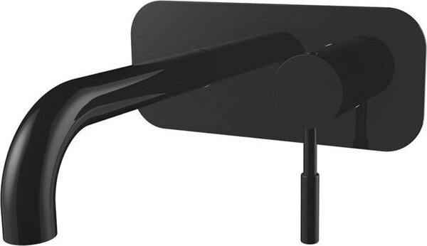 Beitz & Walz Aqvadesign Lavabo da appoggio a parete ST / rotondo / nuovo / nero