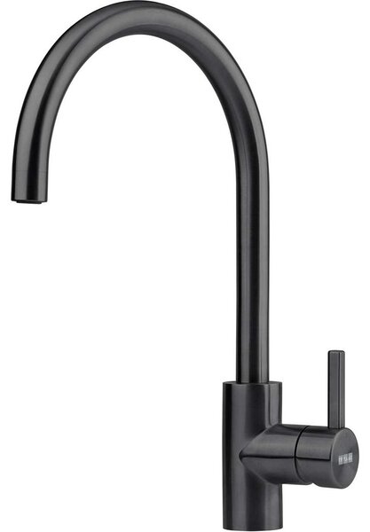 FRANKE 115.0613.590 Miscelatore EOS NEO con bocca fissa orientabile, nero industriale / miscelatore monocomando