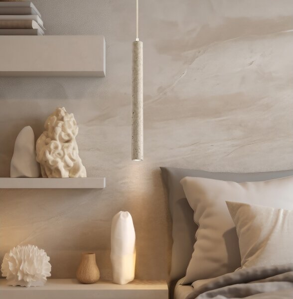 Lampadario LED a cavo LEONARD LED/7W/230V beige