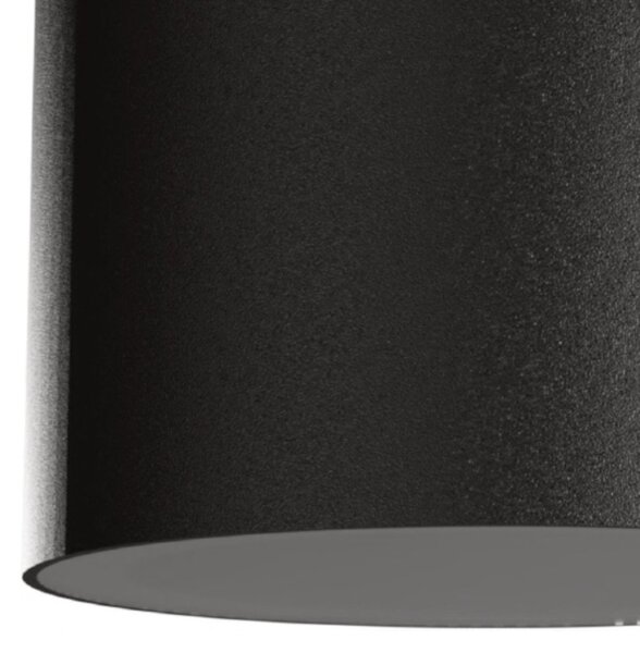 Plafoniera moderna lampadari bartalini ilopillag nero gx53 led alluminio vetro - Lampadari Bartalini Gesso