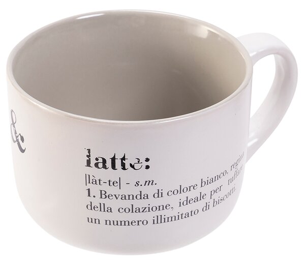 Tazza jumbo latte e Biscotti 11,5x8,5x6,8 cm in Gres VdE Tivoli 1996