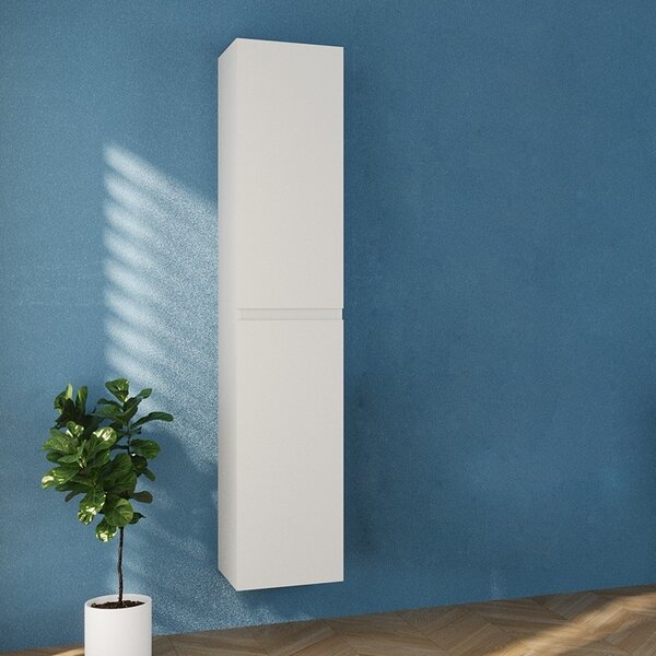 Colonna bagno 166 cm colore bianco opaco | LAC-EOLO-65 - KAMALU