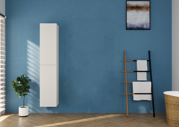 Colonna bagno 166 cm colore bianco opaco | LAC-EOLO-65 - KAMALU
