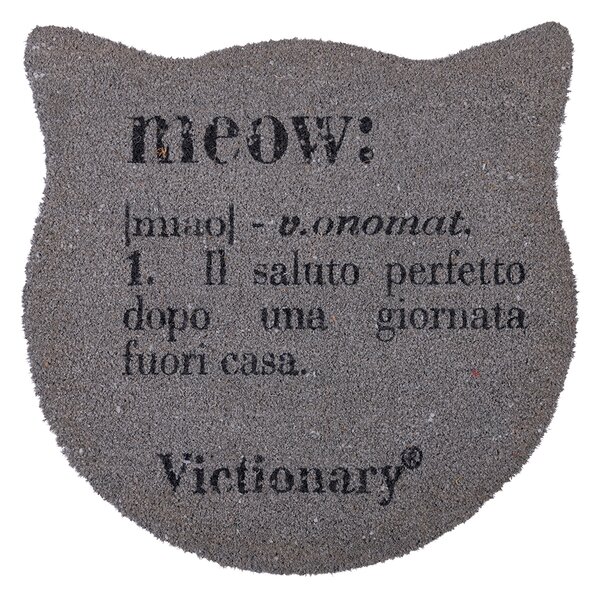 Zerbino "meow" 70x1,5x40 cm in Cocco e PVC Villa D’este Home Tivoli