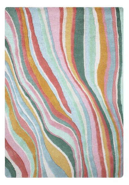 Tappeto in lana tessuto a mano 160x230 cm Abstract Flow - Flair Rugs