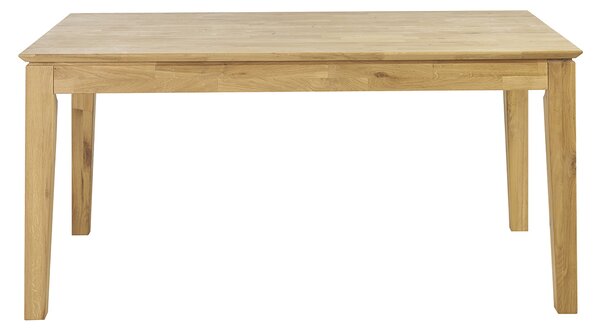 Tavolo da pranzo allungabile rettangolare in legno chiaro di rovere massello L160-220 cm YULIA
