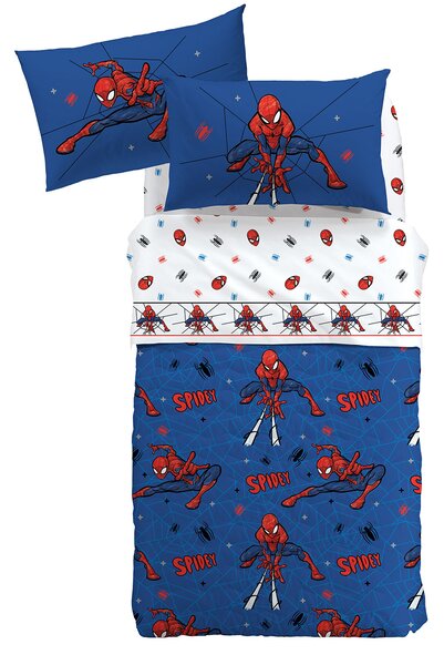 Copriletto Trapuntato In Cotone Spider-man Spidey Singolo Marvel Ragazzo Caleffi