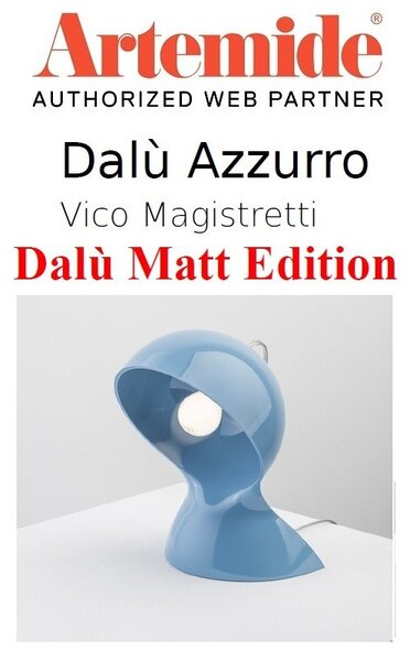 Artemide Dalù azzurro matt edition