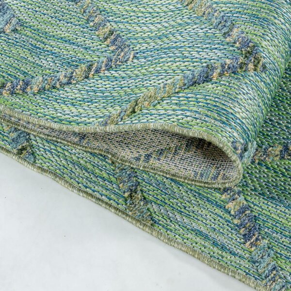 Passatoia verde per esterni 80x250 cm Bahama - Ayyildiz Carpets